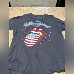 American Eagle Outfitters Rolling Stones Graphic Tee - Dark Gray